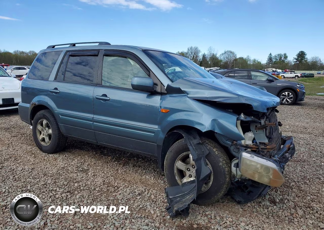 2007 Honda Pilot Ex VIN:2HKYF18467H534003 - 4