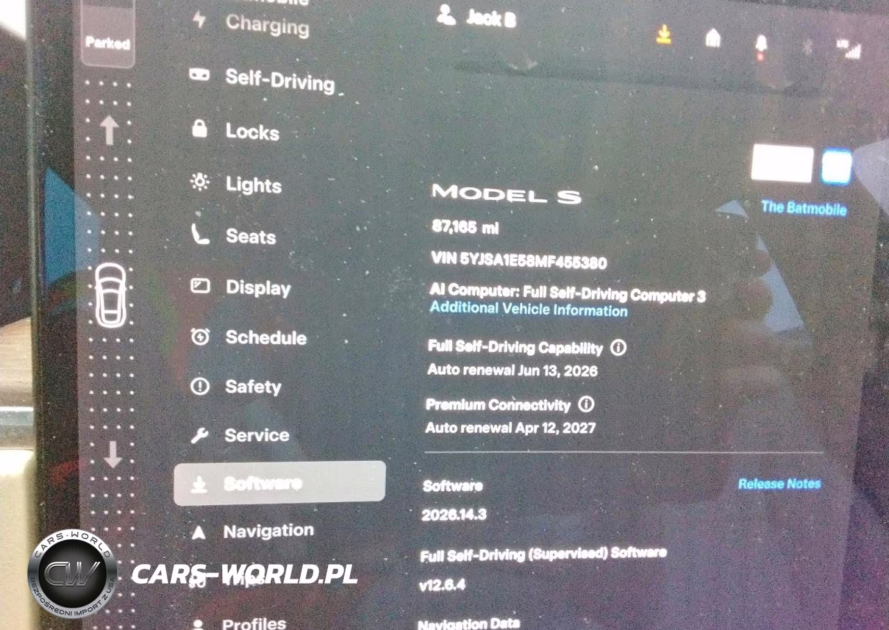 2021 Tesla Model S VIN:5YJSA1E58MF455380 - 9