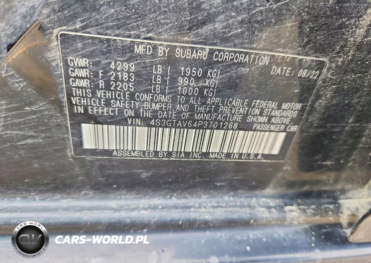 2023 Subaru Impreza Premium VIN:4S3GTAV64P3701268 - 12