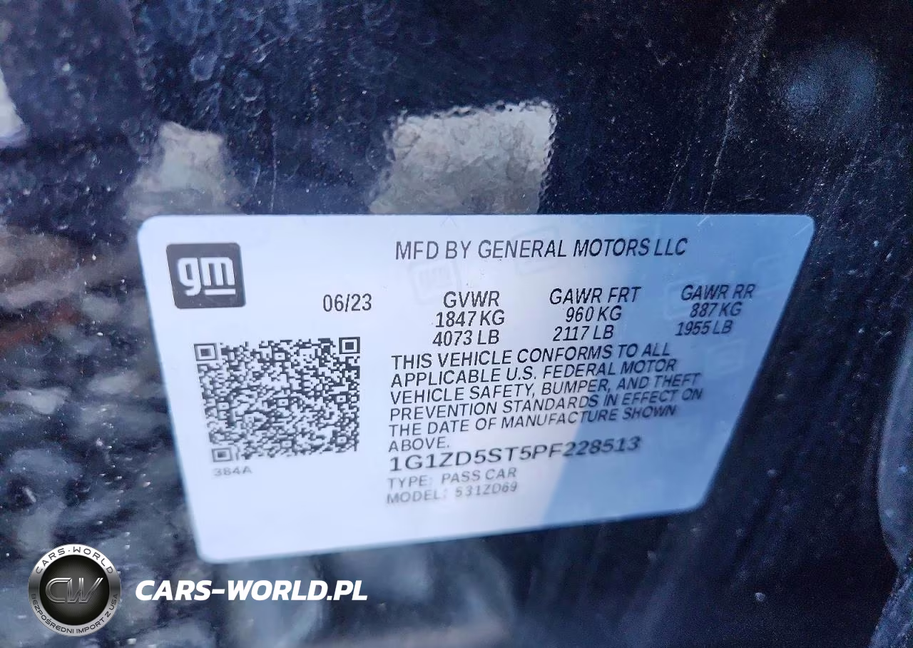 2023 Chevrolet Malibu Lt VIN:1G1ZD5ST5PF228513 - 13