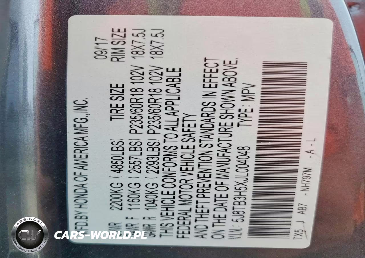 2018 Acura Rdx Technology VIN:5J8TB3H5XJL004048 - 13
