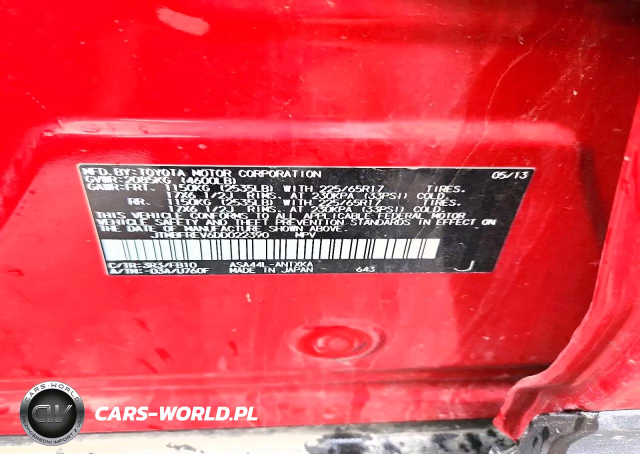 2013 Toyota Rav4 Le VIN:JTMBFREV6DD022390 - 13
