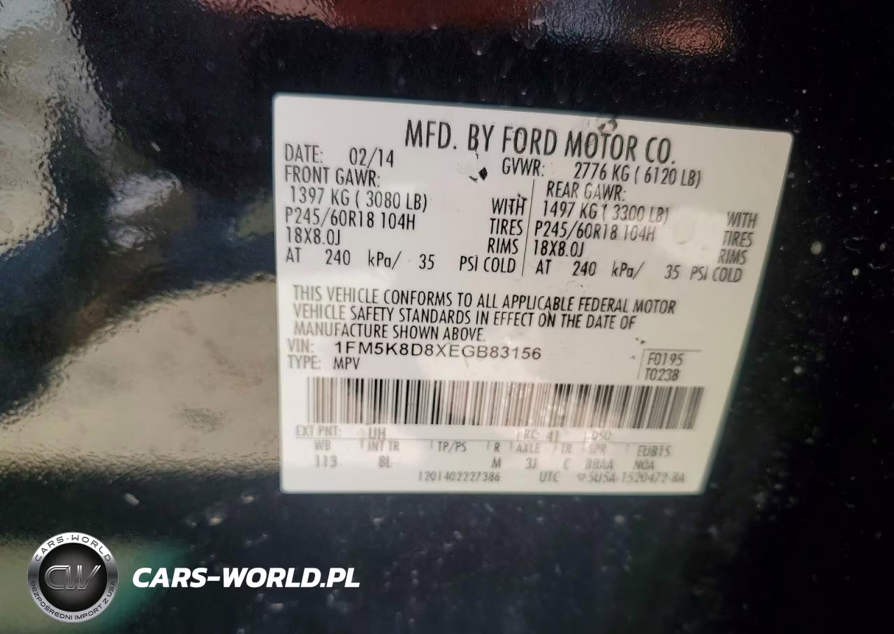 2014 Ford Explorer Xlt VIN:1FM5K8D8XEGB83156 - 13