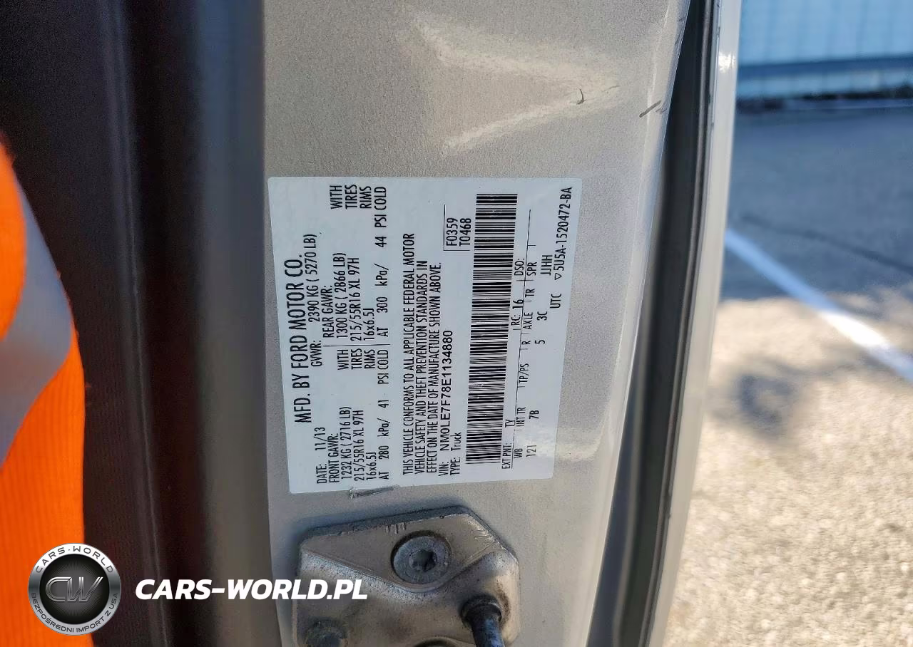 2014 Ford Transit VIN:NM0LE7F78E1134880 - 13