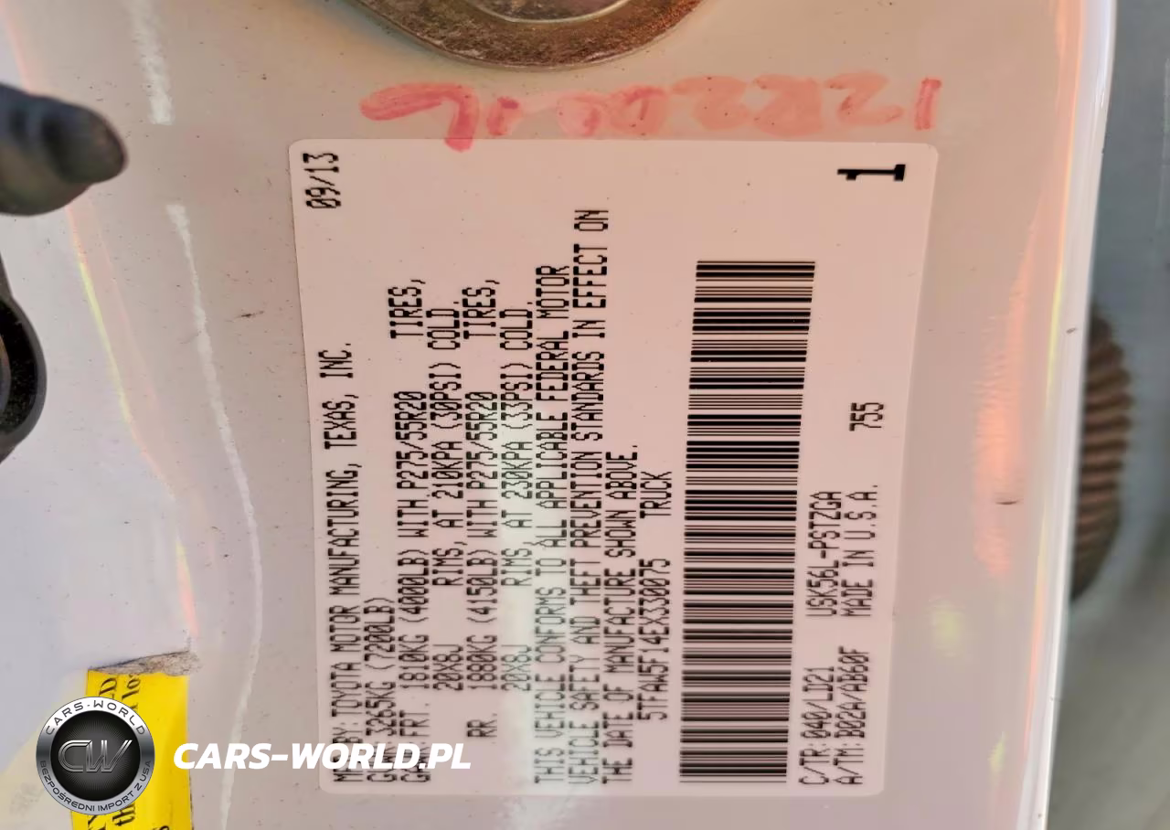 2014 Toyota Tundra VIN:5TFAW5F14EX330075 - 12