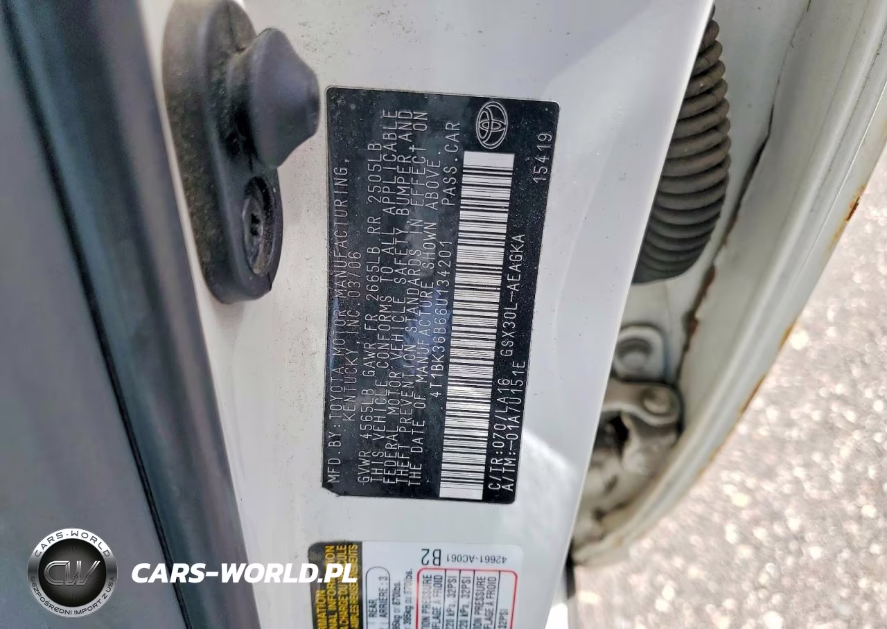 2006 Toyota Avalon Xls VIN:4T1BK36B66U134201 - 12