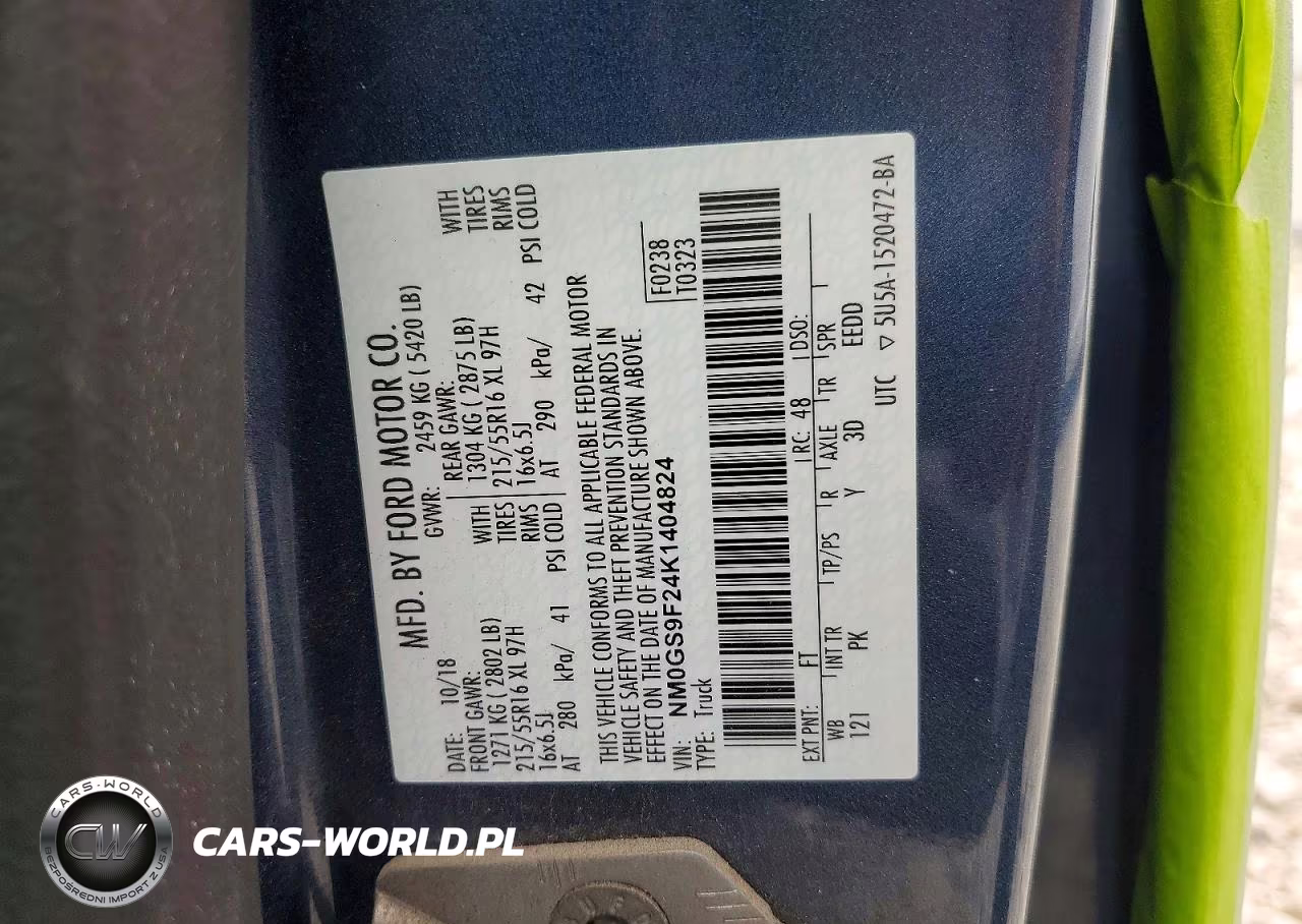 2019 Ford Transit Connect Xlt VIN:NM0GS9F24K1404824 - 13