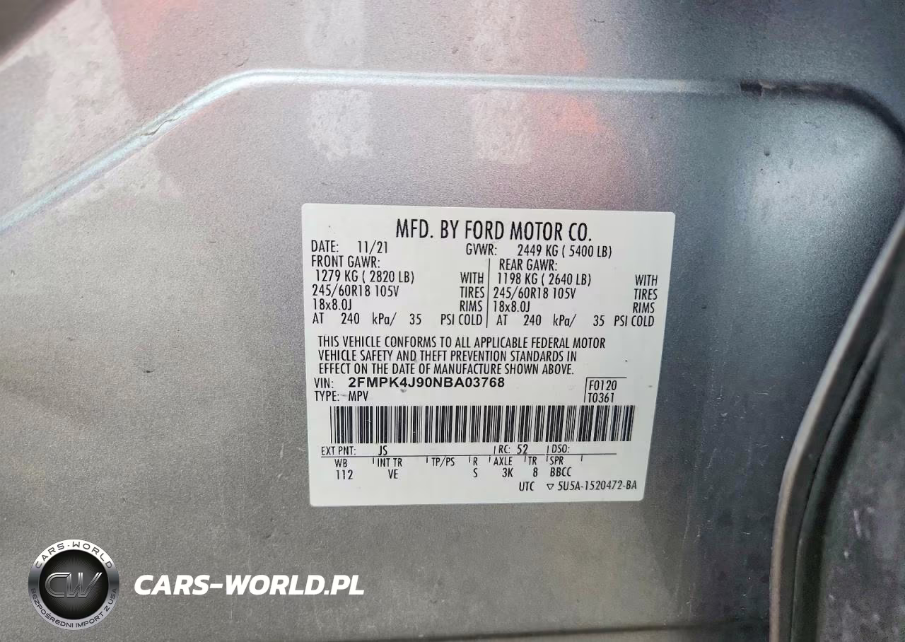 2022 Ford Edge Sel VIN:2FMPK4J90NBA03768 - 13