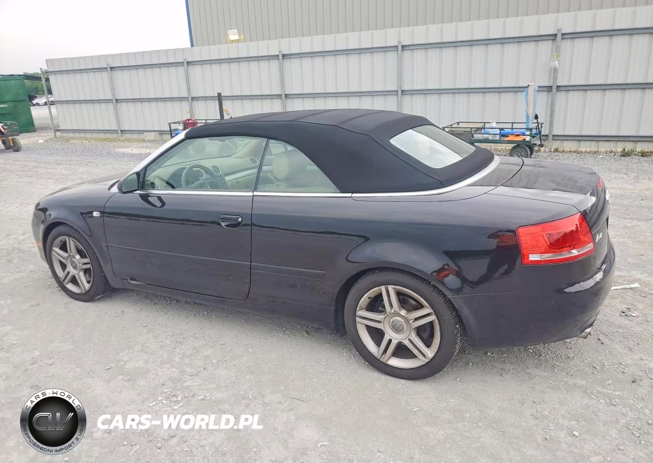 2007 Audi A4 2.0T Cabriolet VIN:WAUAF48H17K029698 - 2