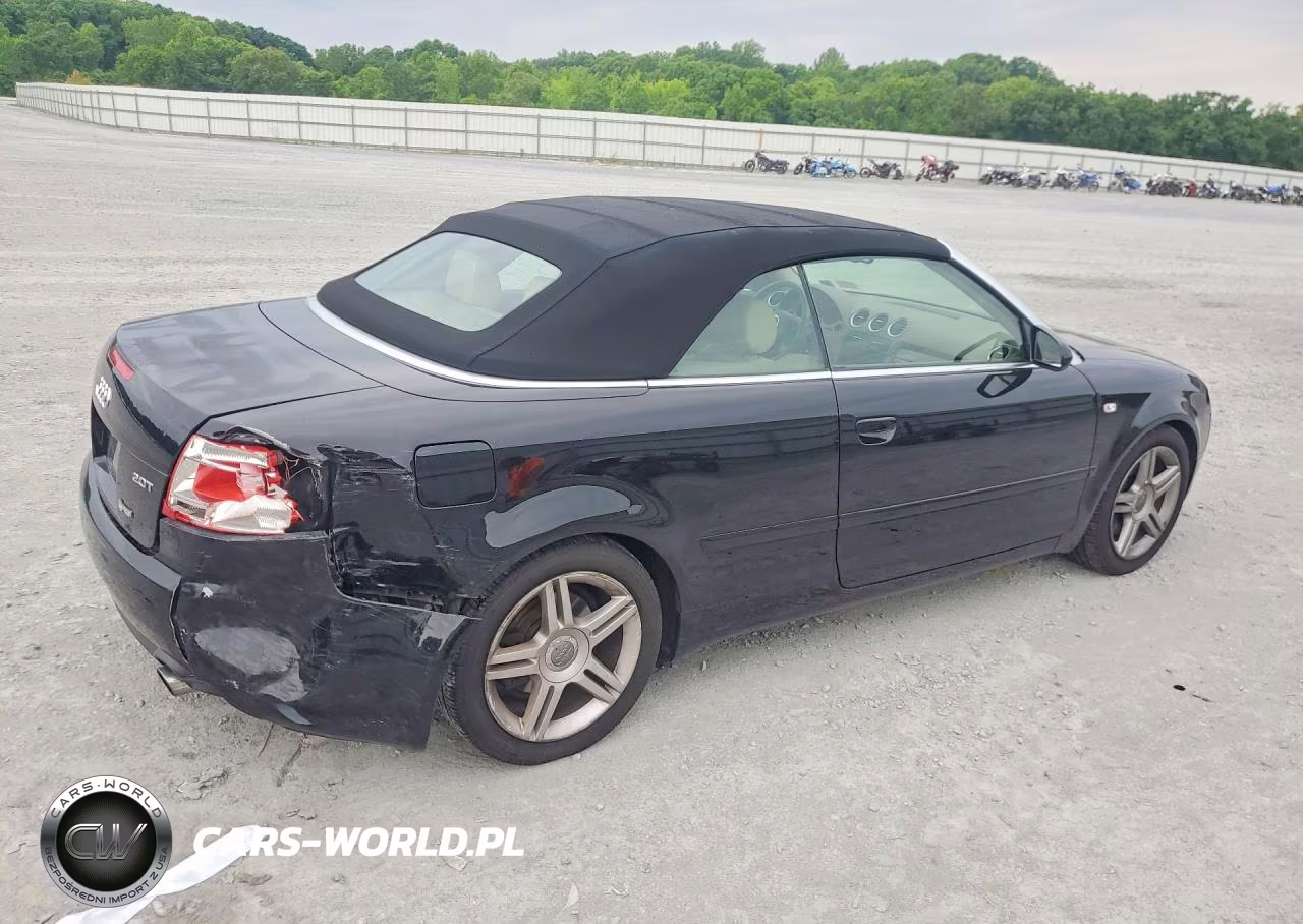2007 Audi A4 2.0T Cabriolet VIN:WAUAF48H17K029698 - 3
