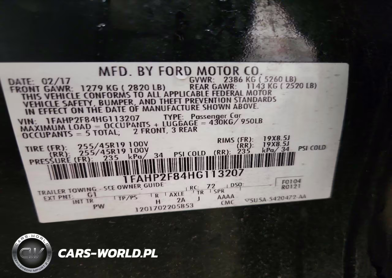 2017 Ford Taurus Limited VIN:1FAHP2F84HG113207 - 12