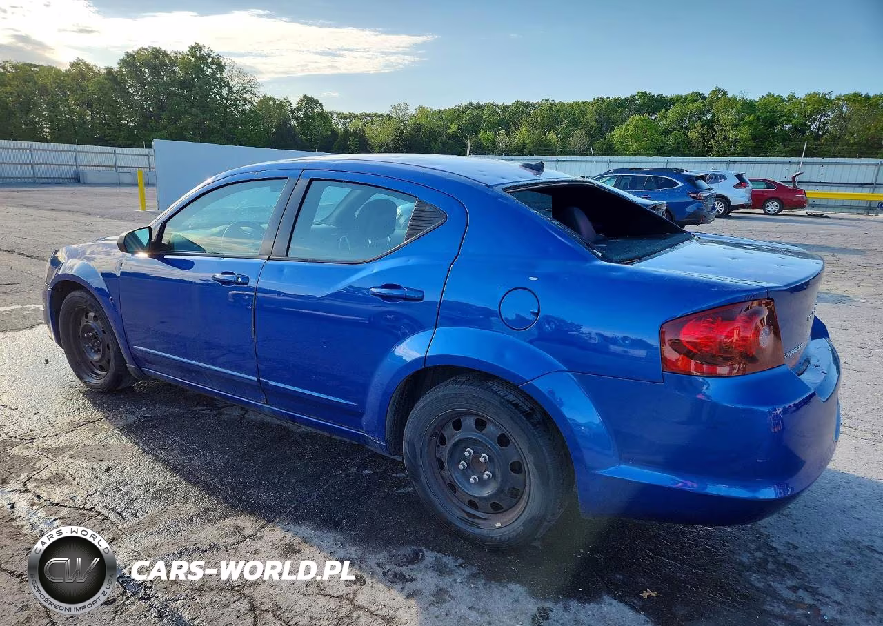 2012 Dodge Avenger Se VIN:1C3CDZAG0CN258791 - 2