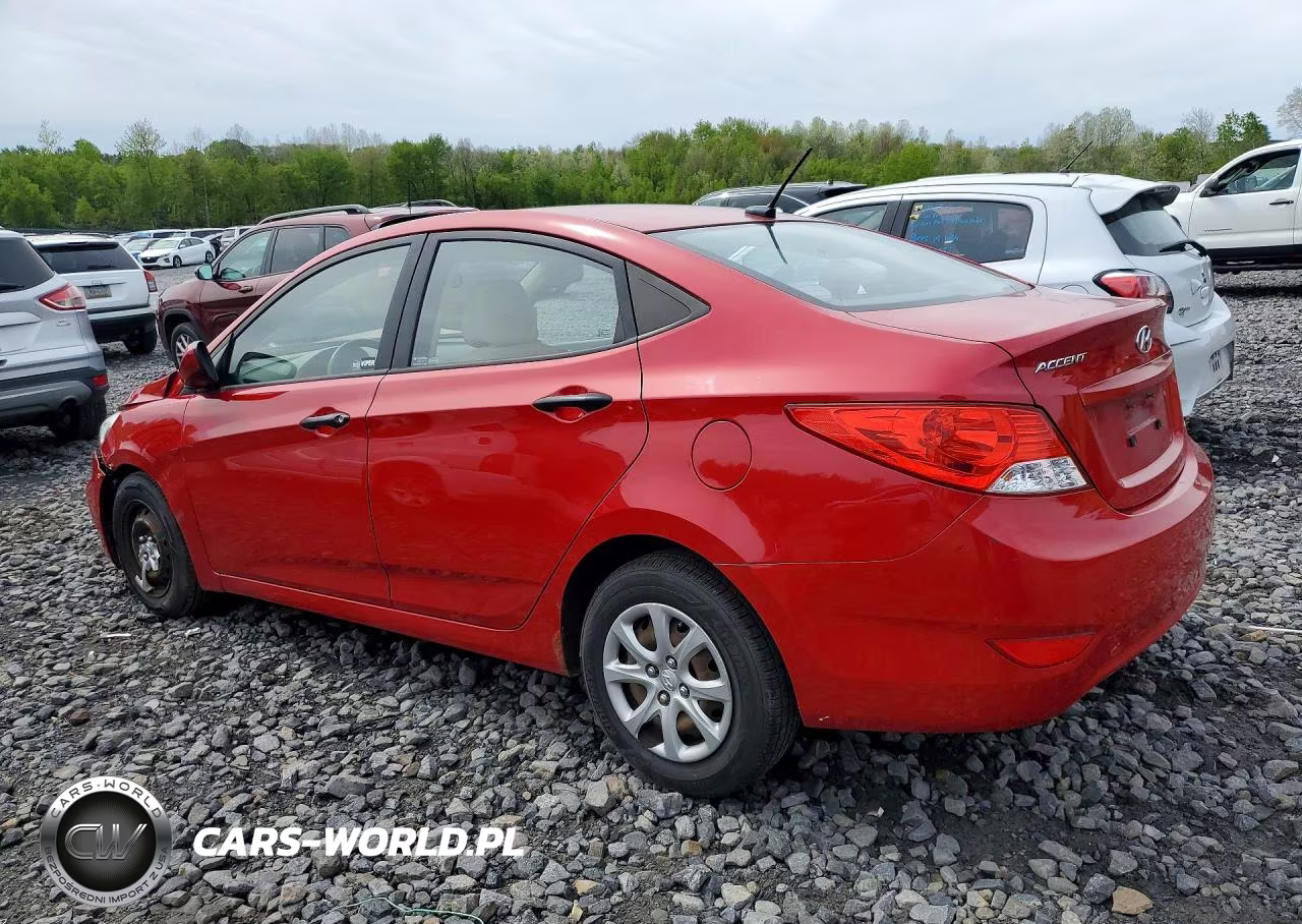 2012 Hyundai Accent Gls VIN:KMHCT4AE1CU060450 - 2