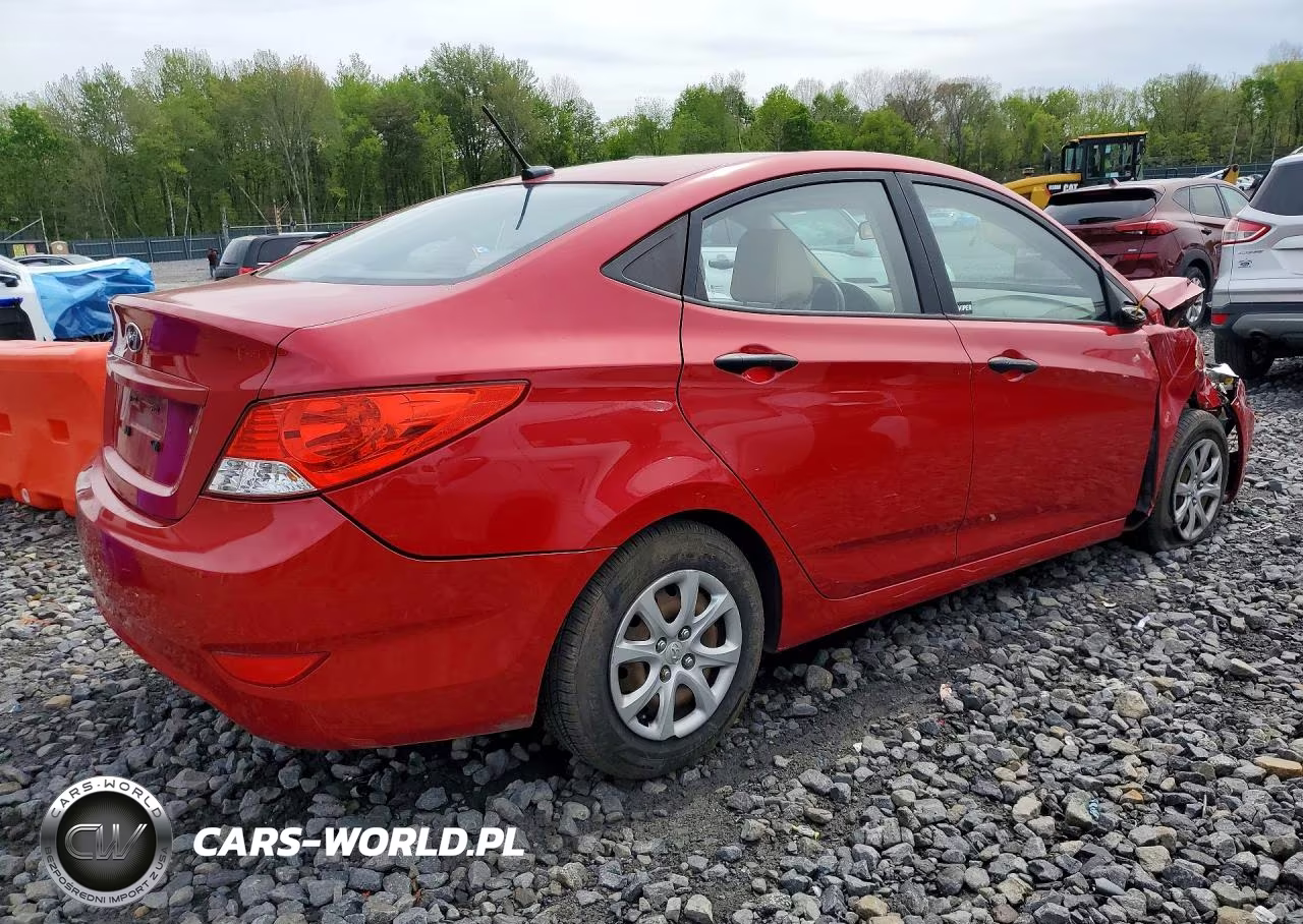 2012 Hyundai Accent Gls VIN:KMHCT4AE1CU060450 - 3