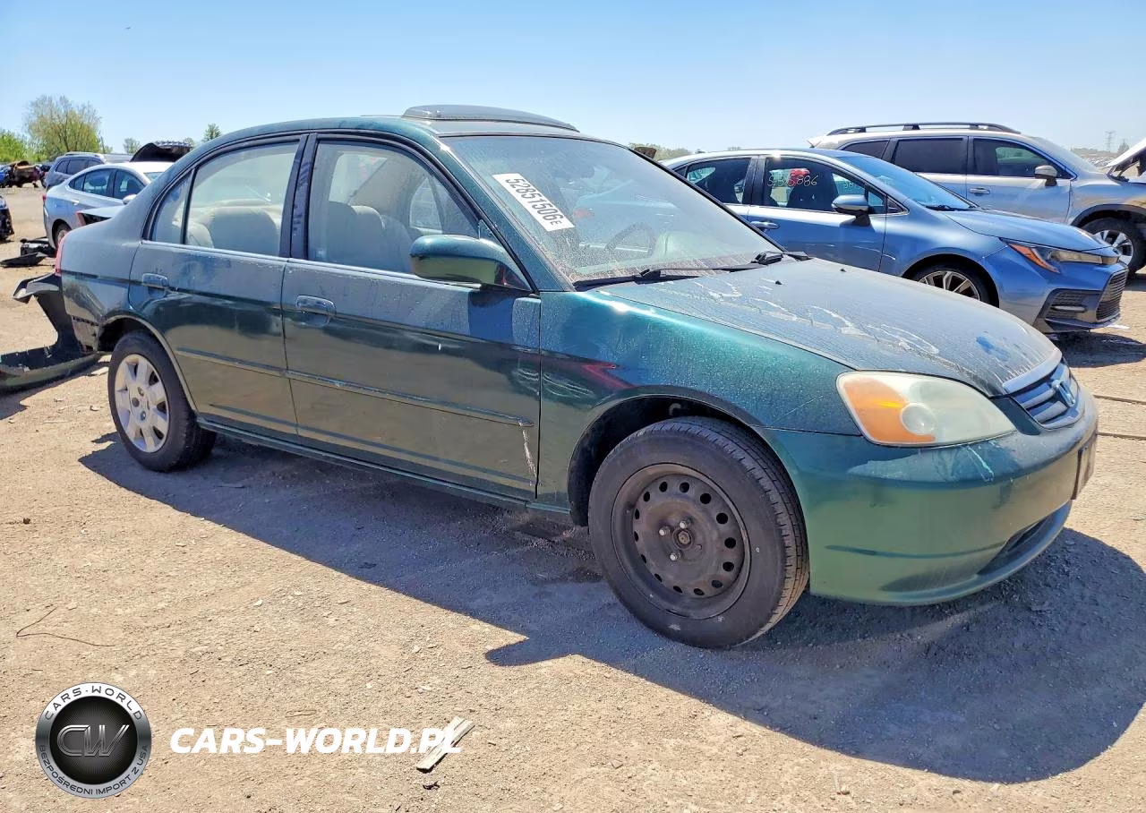 2002 Honda Civic Ex VIN:1HGES26742L008265 - 4