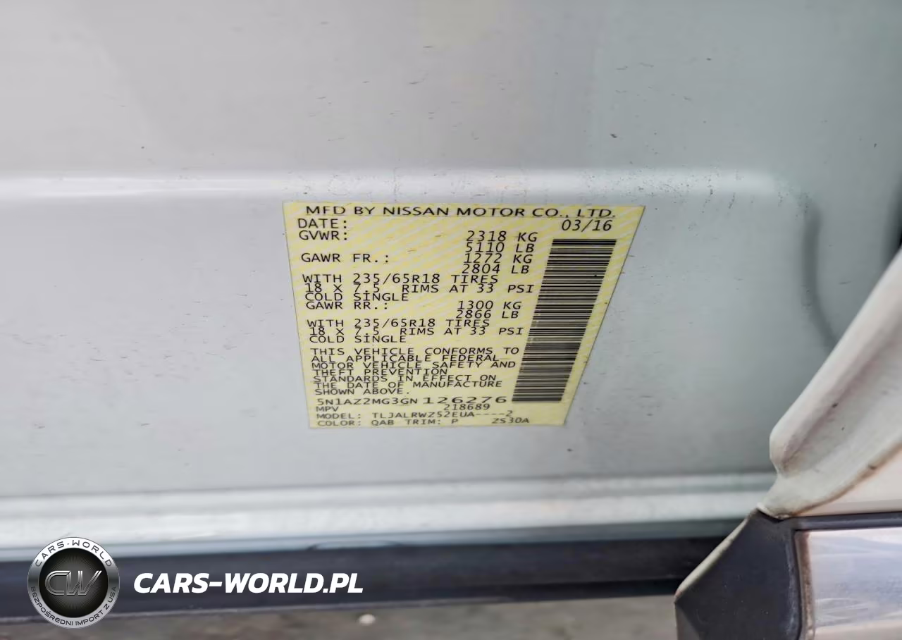 2016 Nissan Murano Sl VIN:5N1AZ2MG3GN126276 - 13