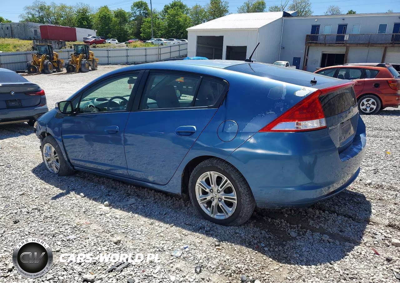 2010 Honda Insight Ex VIN:JHMZE2H75AS001364 - 2