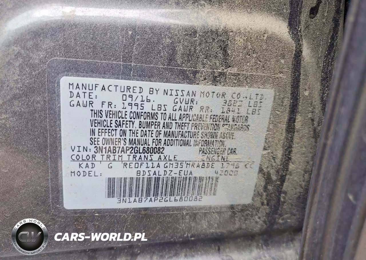 2016 Nissan Sentra Sv VIN:3N1AB7AP2GL680082 - 12