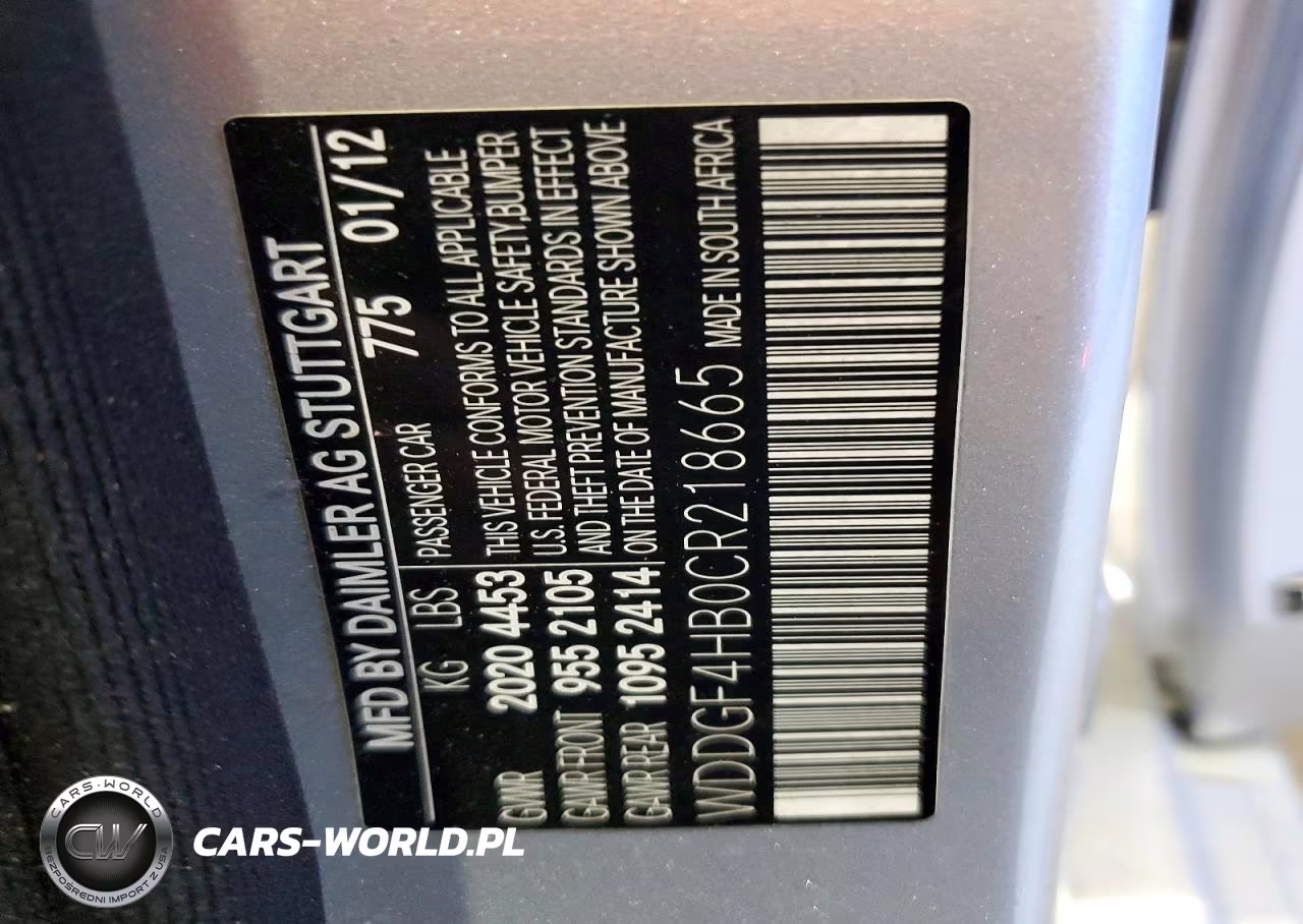 2012 Mercedes-Benz C 250 VIN:WDDGF4HB0CR218665 - 12