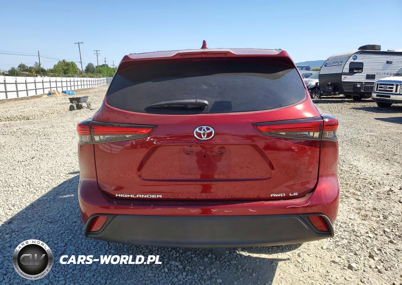 2020 Toyota Highlander Le VIN:5TDBZRBH6LS505631 - 6