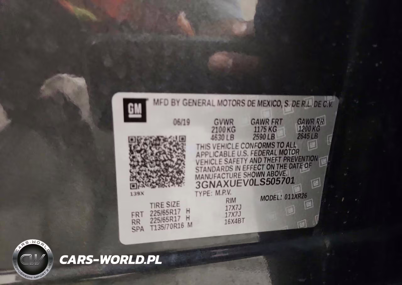 2020 Chevrolet Equinox Lt VIN:3GNAXUEV0LS505701 - 13