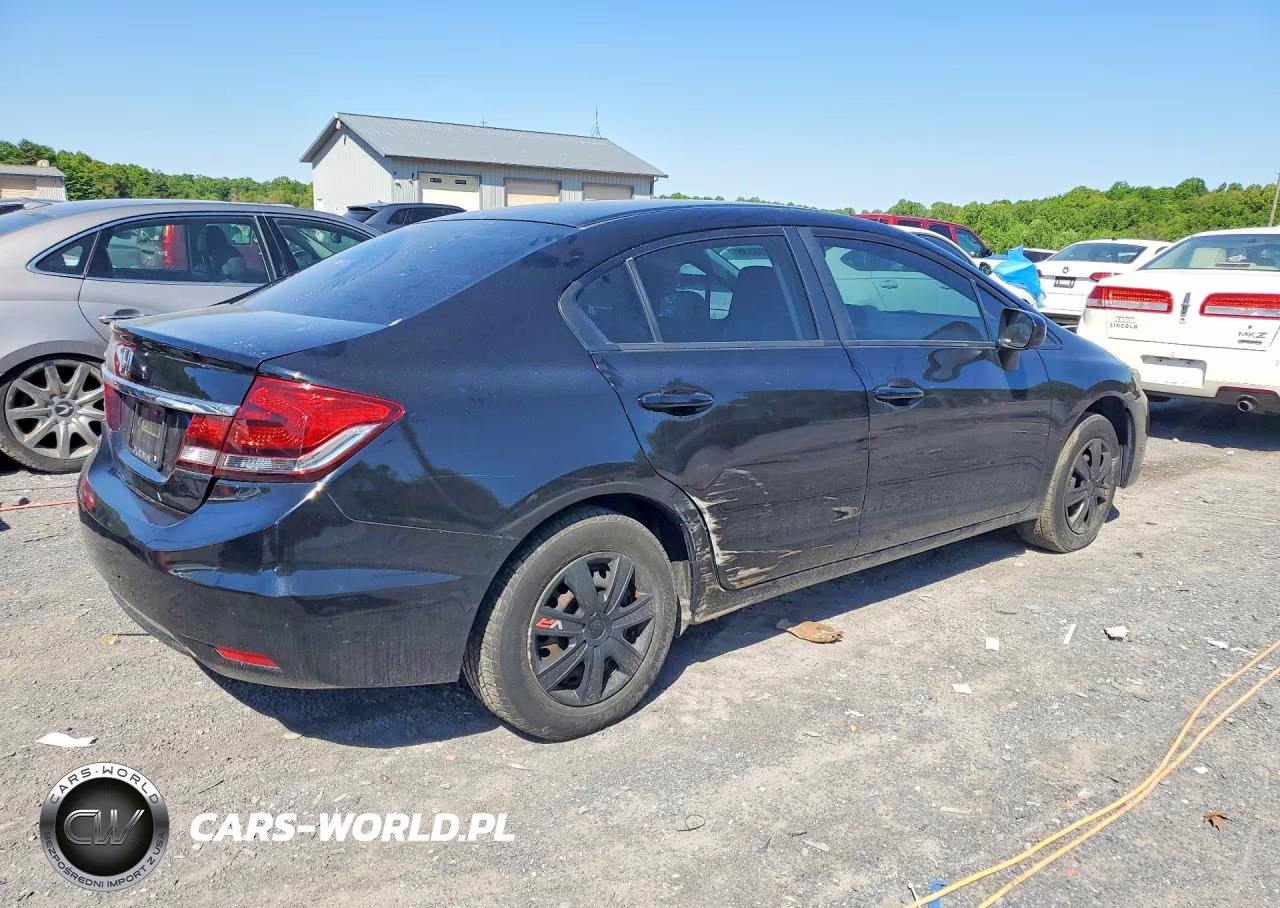 2014 Honda Civic Lx VIN:2HGFB2F56EH549242 - 3