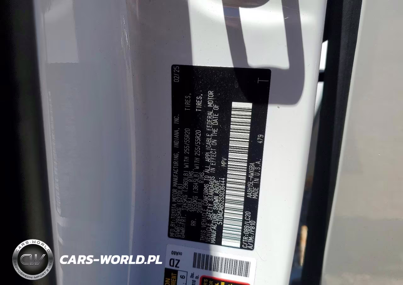 2025 Toyota Grand Highlander Hybrid Limited VIN:5TDACAB52SS036444 - 13