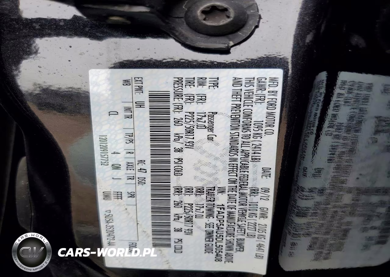 2013 Ford C-Max Se VIN:1FADP5AU5DL505408 - 12