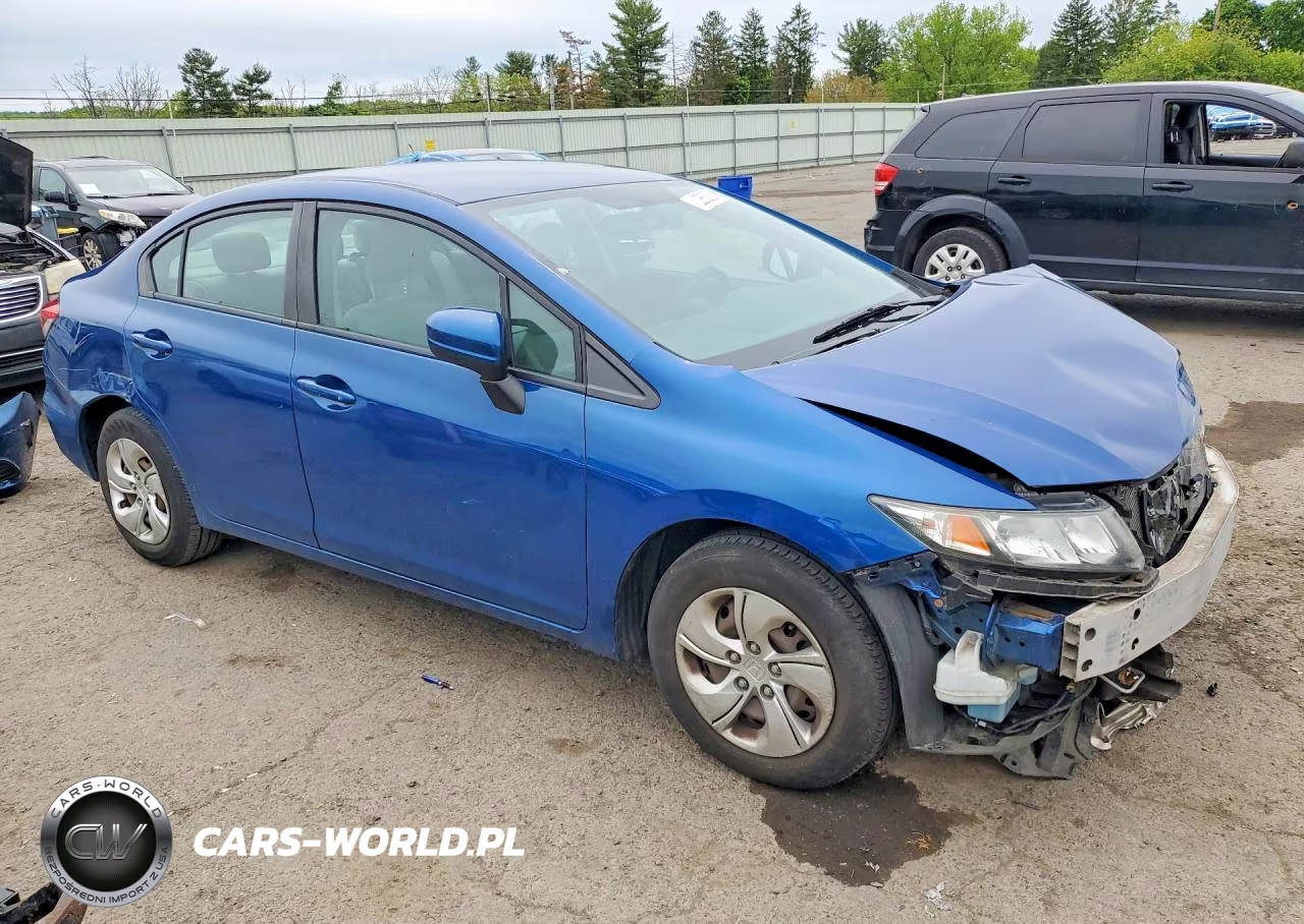 2014 Honda Civic Lx VIN:19XFB2F57EE267539 - 4