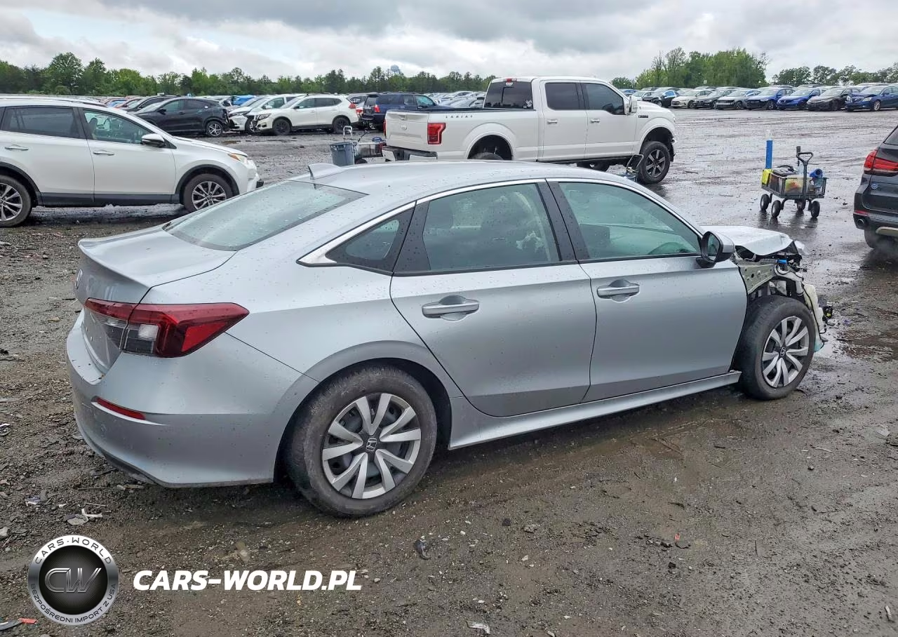 2025 Honda Civic Lx VIN:2HGFE2F29SH593485 - 3
