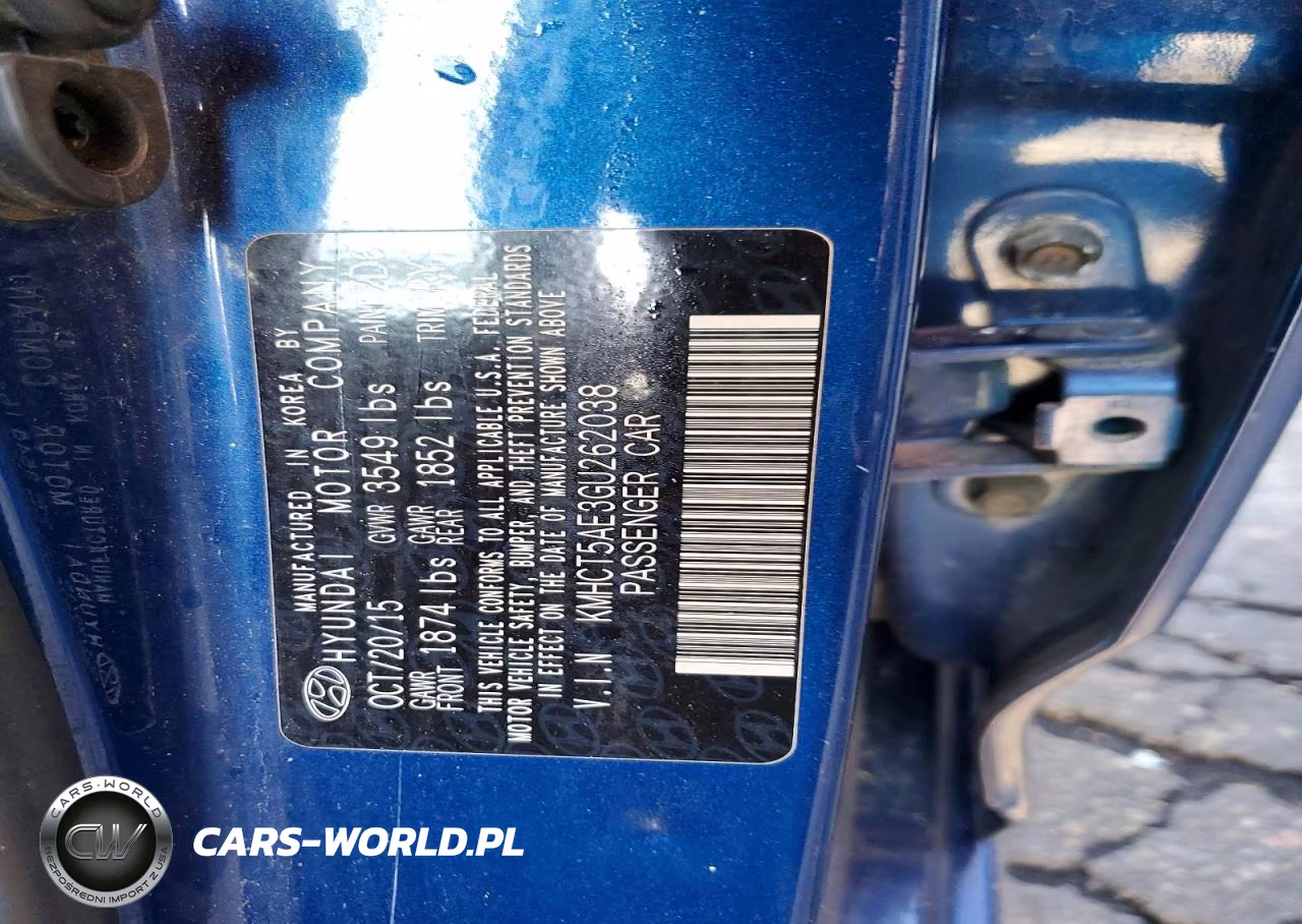 2016 Hyundai Accent Se VIN:KMHCT5AE3GU262038 - 12