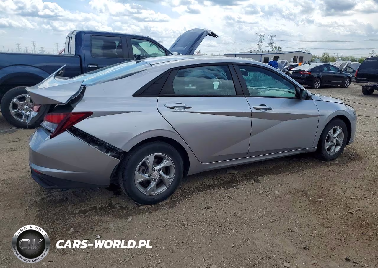 2021 Hyundai Elantra Se VIN:5NPLL4AGXMH016660 - 3