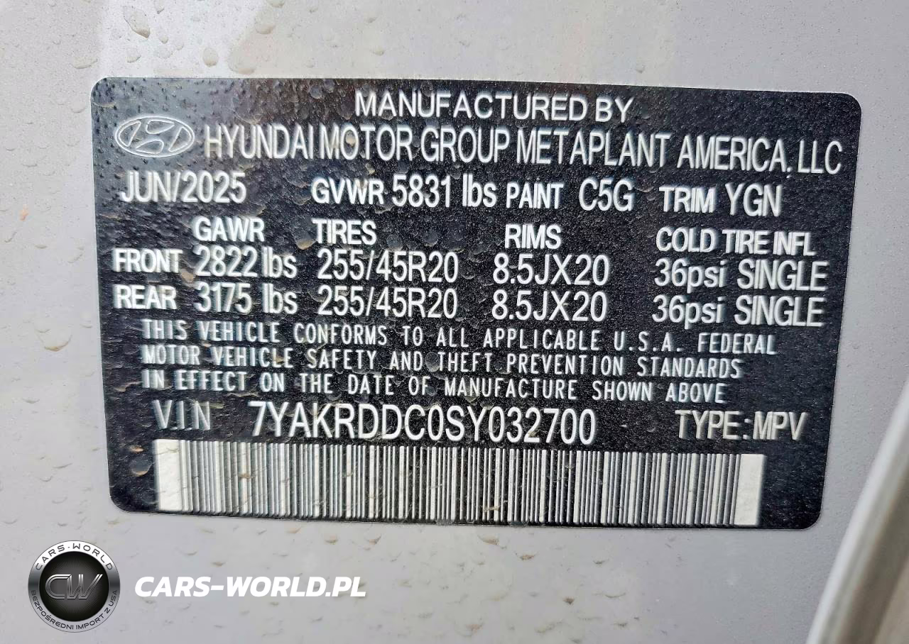 2025 Hyundai Ioniq 5 Limited VIN:7YAKRDDC0SY032700 - 12
