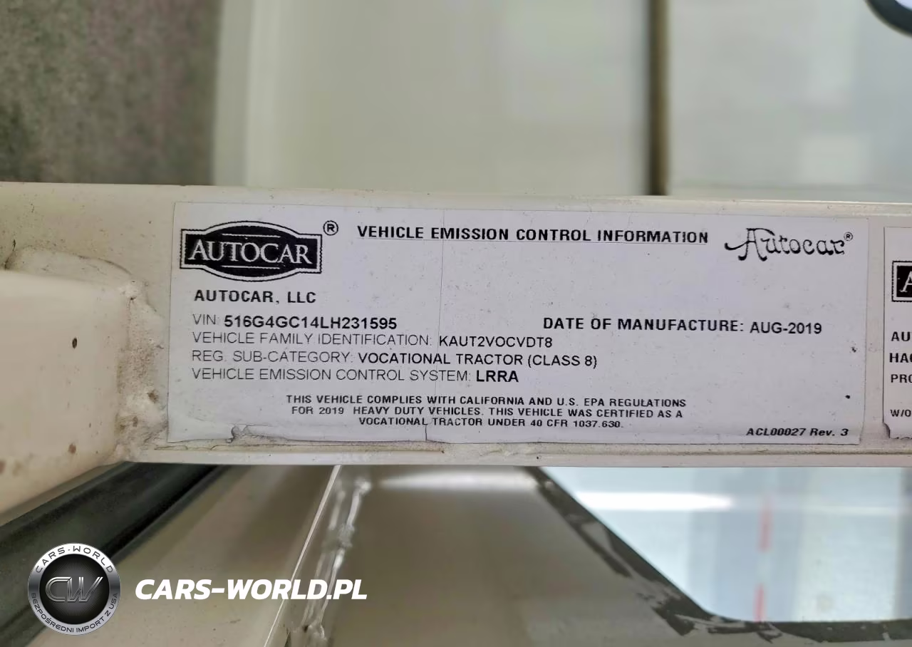 2020 Autocar Llc Xspotter-Off VIN:516G4GC14LH231595 - 10