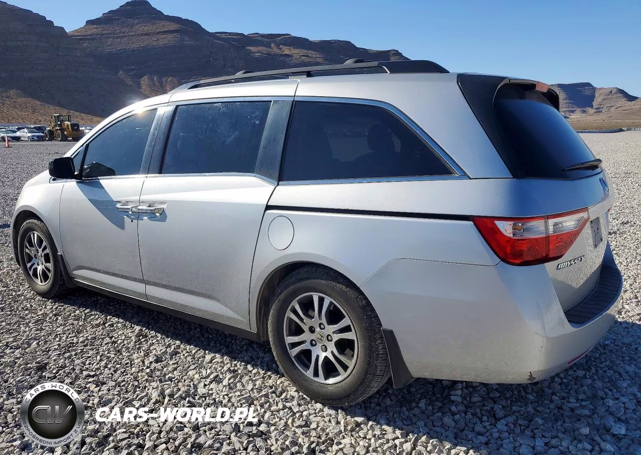 2012 Honda Odyssey Exl VIN:5FNRL5H61CB120206 - 2