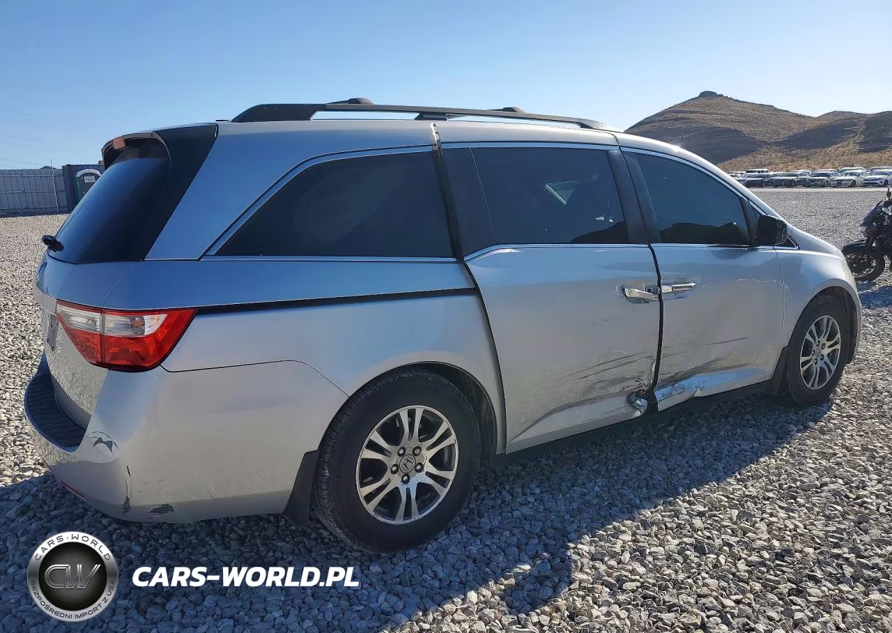 2012 Honda Odyssey Exl VIN:5FNRL5H61CB120206 - 3