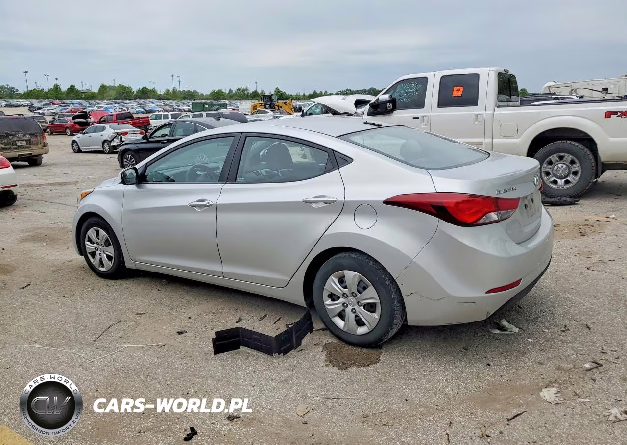 2016 Hyundai Elantra Se VIN:5NPDH4AE8GH705346 - 2