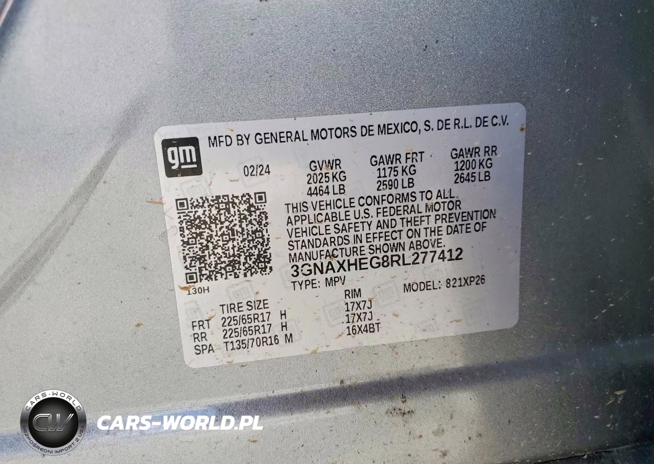 2024 Chevrolet Equinox Ls VIN:3GNAXHEG8RL277412 - 13