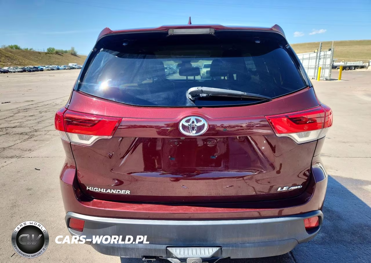 2019 Toyota Highlander Le Plus VIN:5TDBZRFH3KS746278 - 6