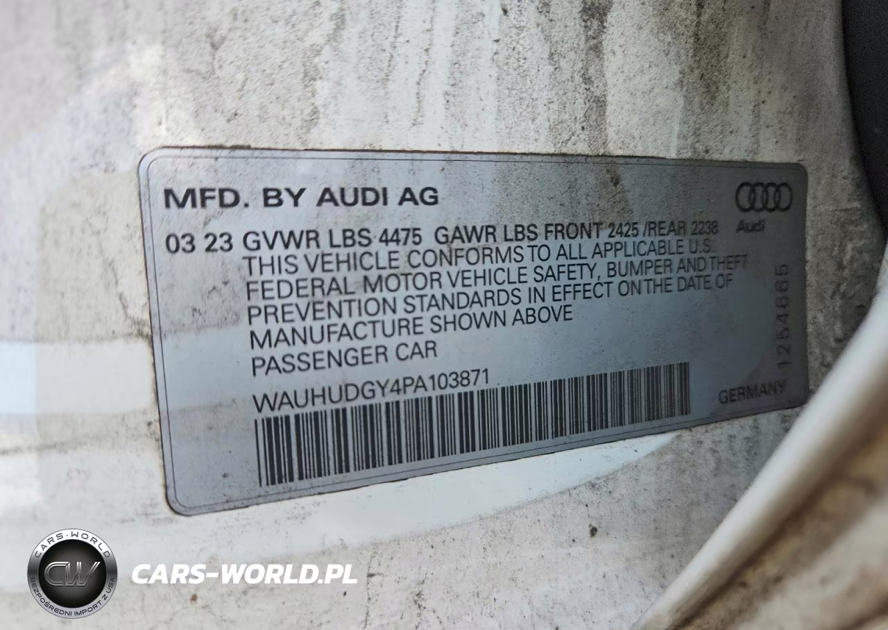 2023 Audi A3 Premium Plus VIN:WAUHUDGY4PA103871 - 12