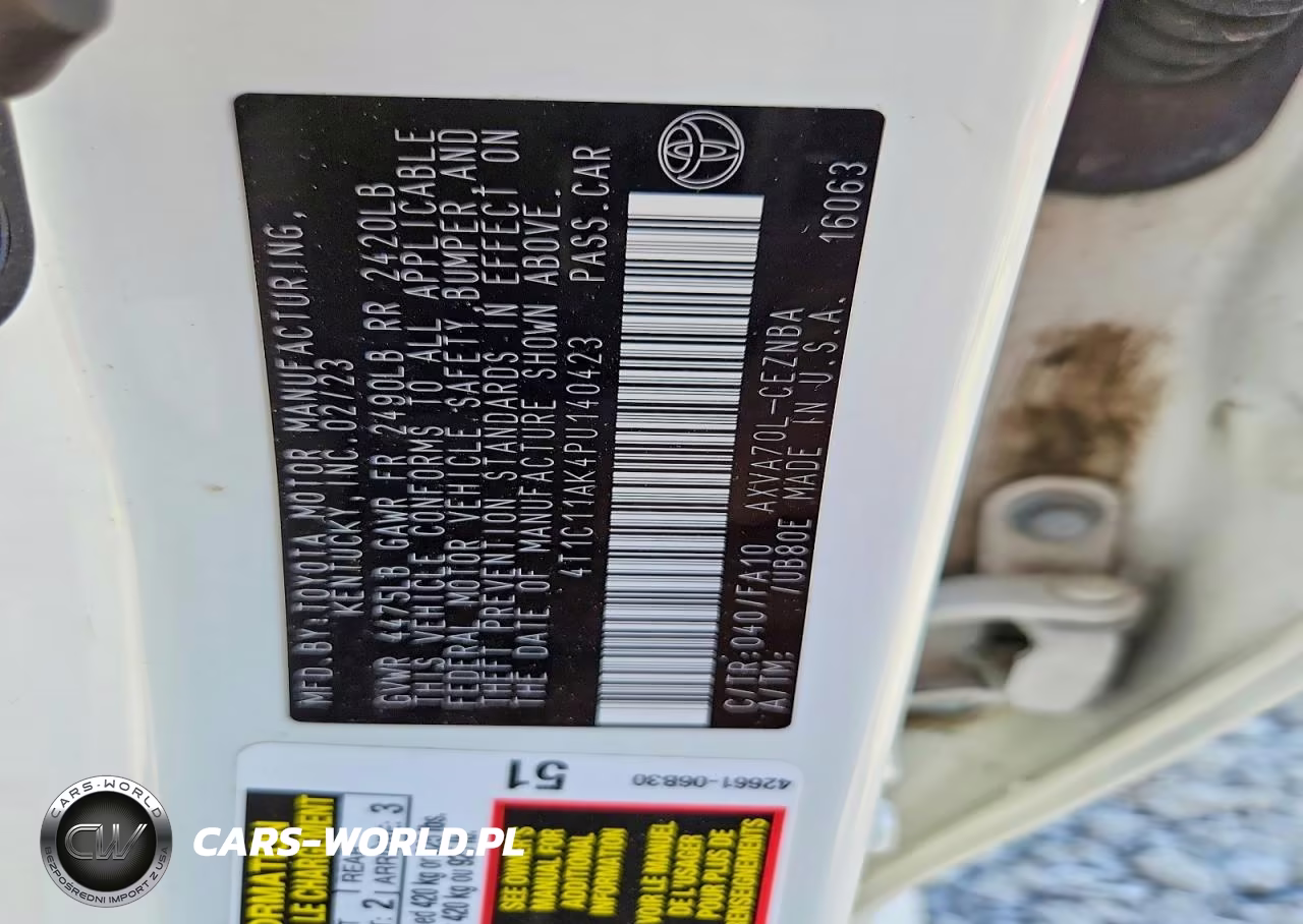 2023 Toyota Camry Le VIN:4T1C11AK4PU140423 - 12