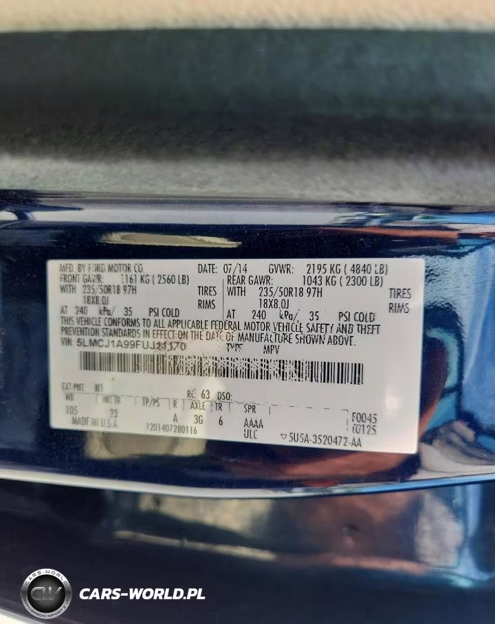 2015 Lincoln Mkc VIN:5LMCJ1A99FUJ11170 - 13