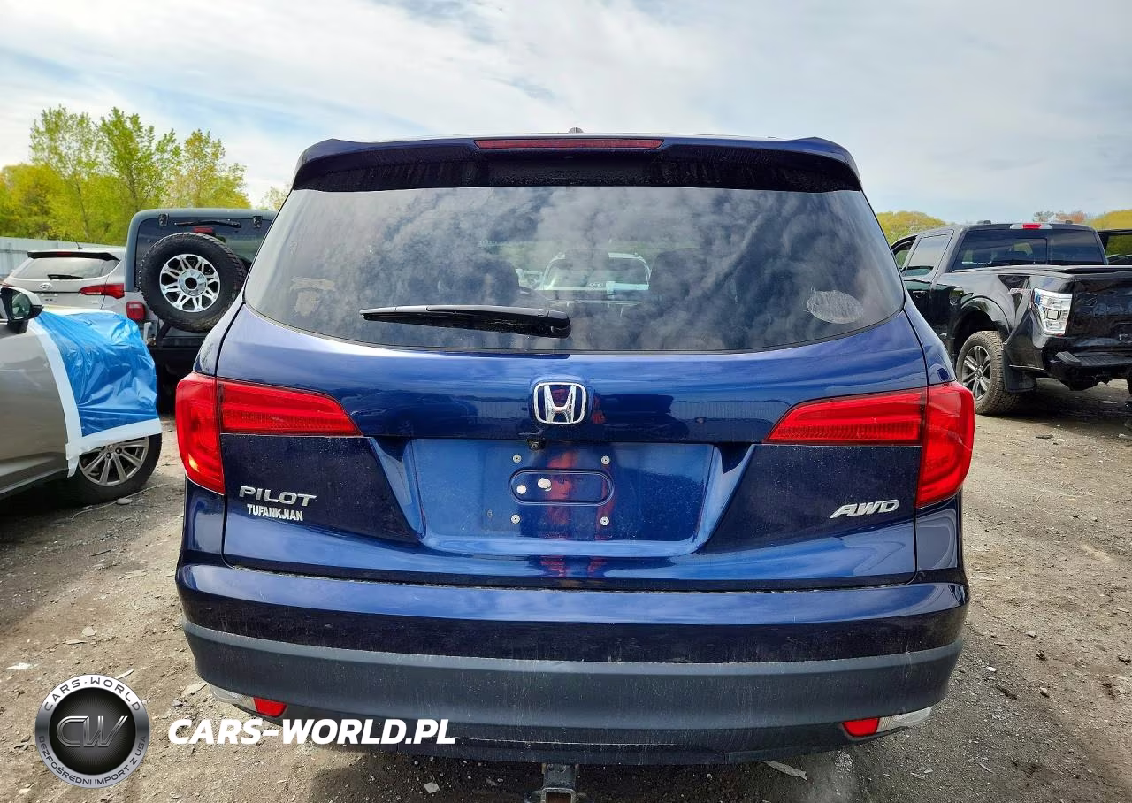 2017 Honda Pilot Exl VIN:5FNYF6H51HB050830 - 6