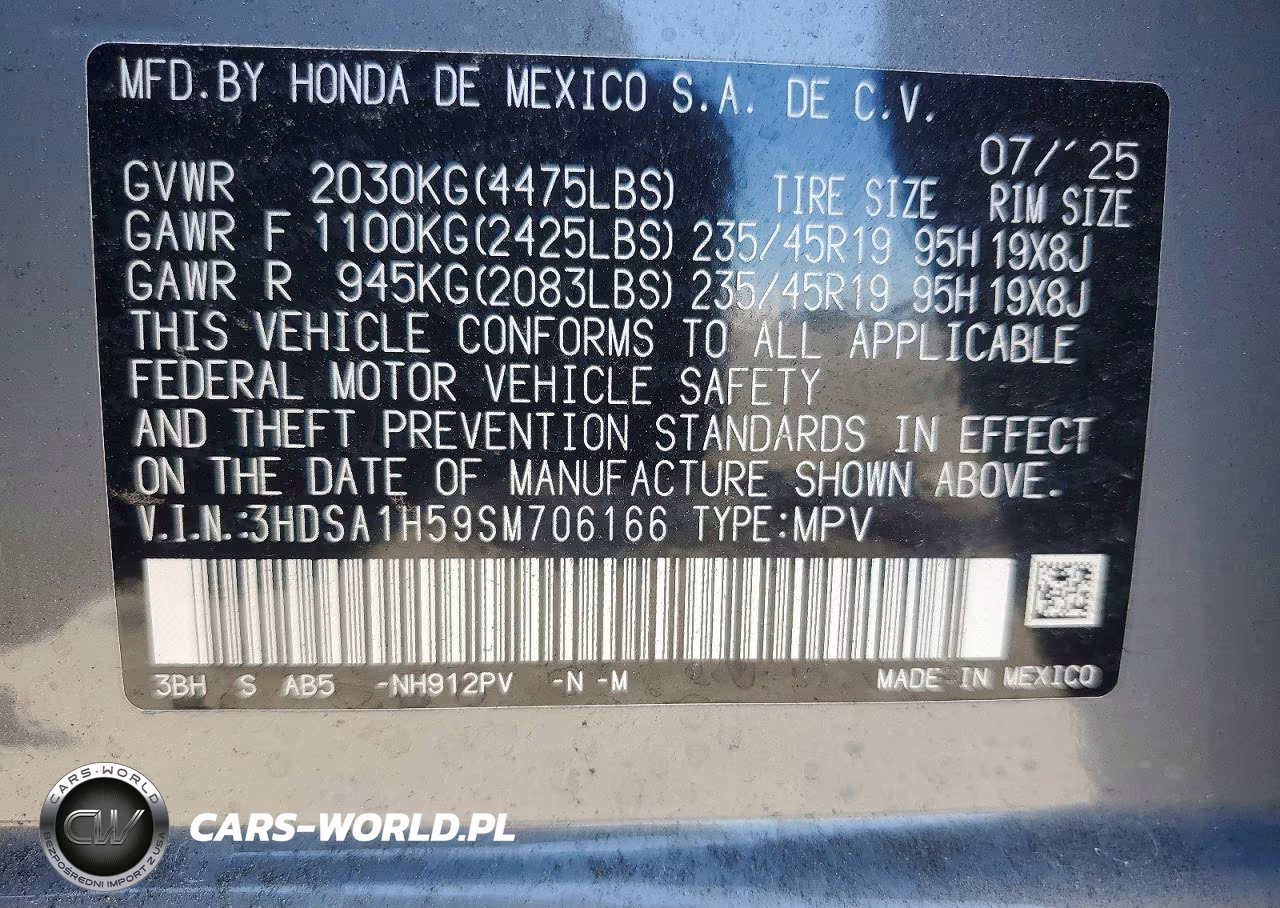 2025 Acura Adx A-Spec VIN:3HDSA1H59SM706166 - 13