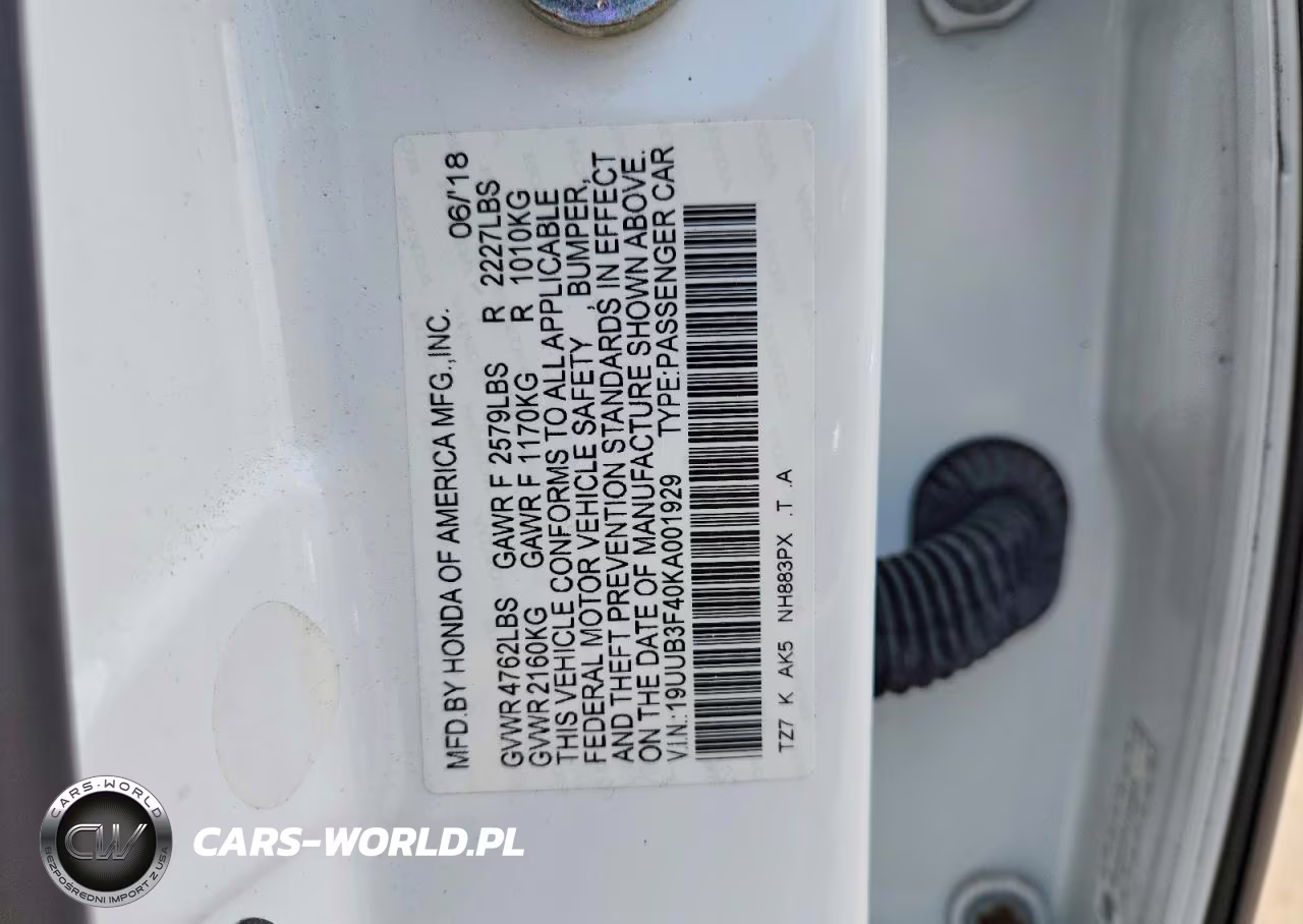 2019 Acura Tlx Technology VIN:19UUB3F40KA001929 - 12