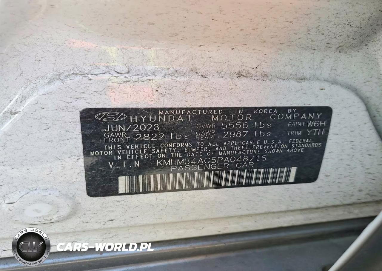 2023 Hyundai Ioniq 6 Sel VIN:KMHM34AC5PA048716 - 12