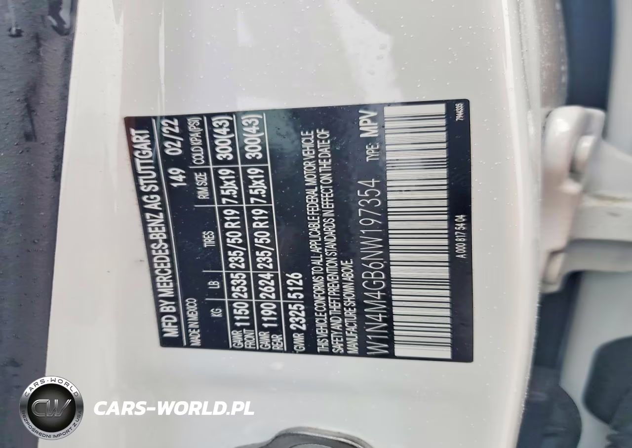 2022 Mercedes-Benz Glb 250 VIN:W1N4M4GB6NW197354 - 13
