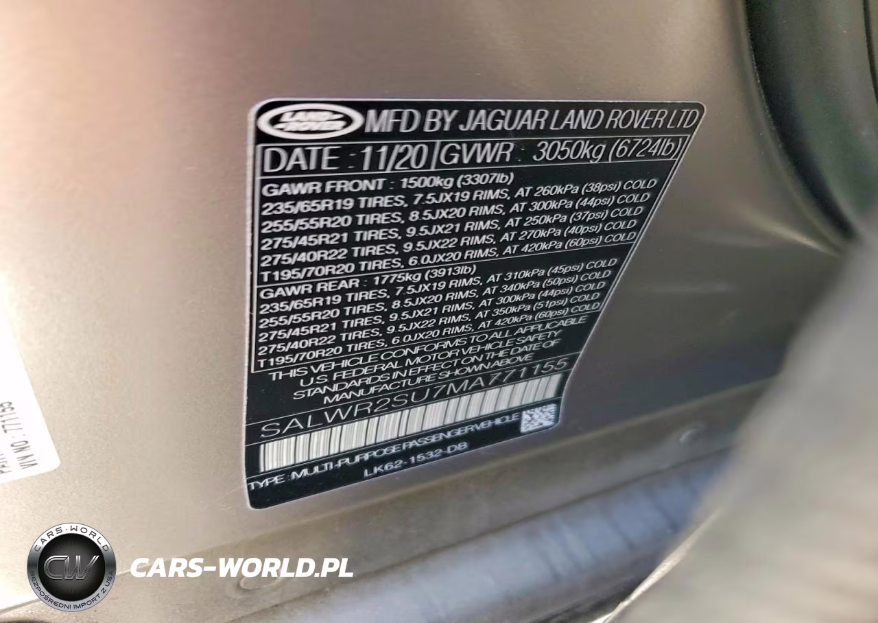 2021 Land Rover Range Rover Sport Hse Silver Edition VIN:SALWR2SU7MA771155 - 13