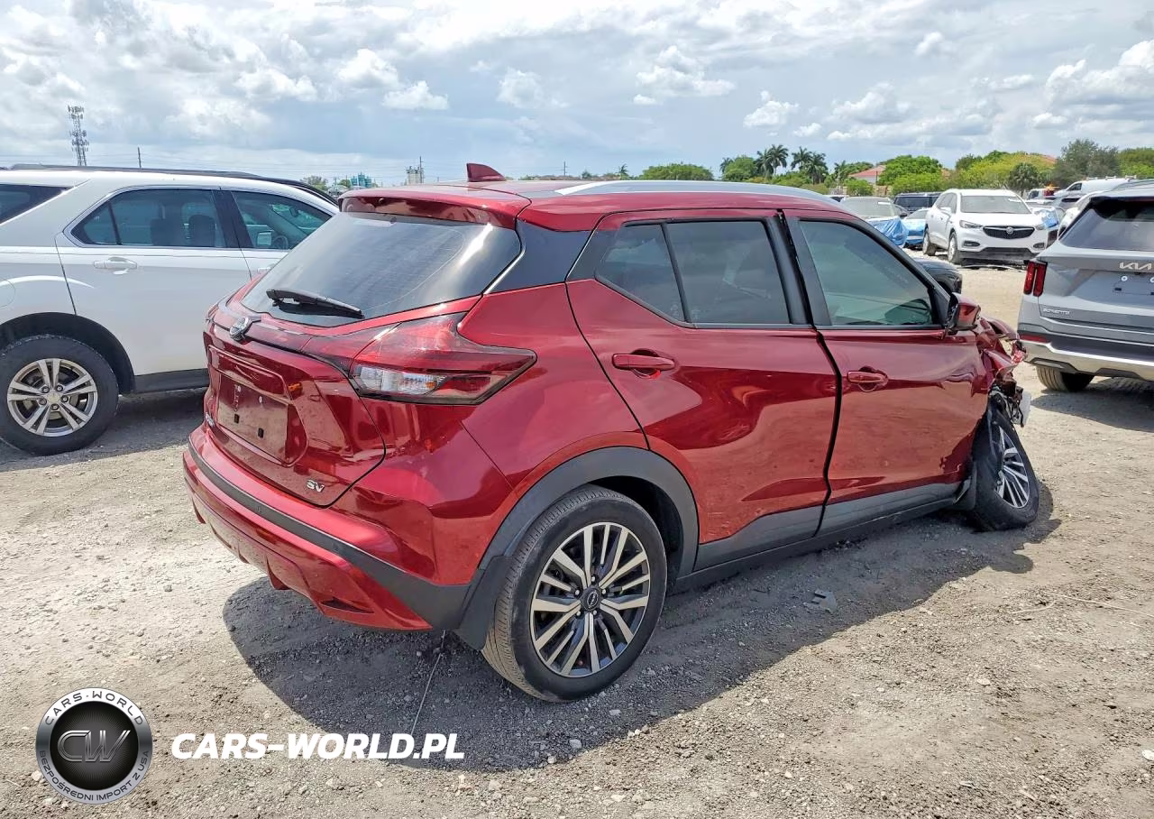 2022 Nissan Kicks Sv VIN:3N1CP5CVXNL518627 - 3