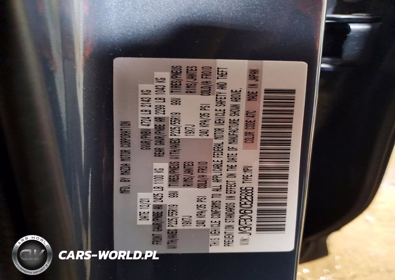 2022 Mazda Cx-5 Preferred VIN:JM3KFBCM6N0525886 - 13